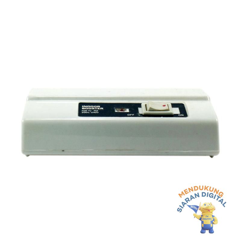 Promo Tanaka Power Supply Boos   ter Indoor Antena TV - Putih Diskon 61%