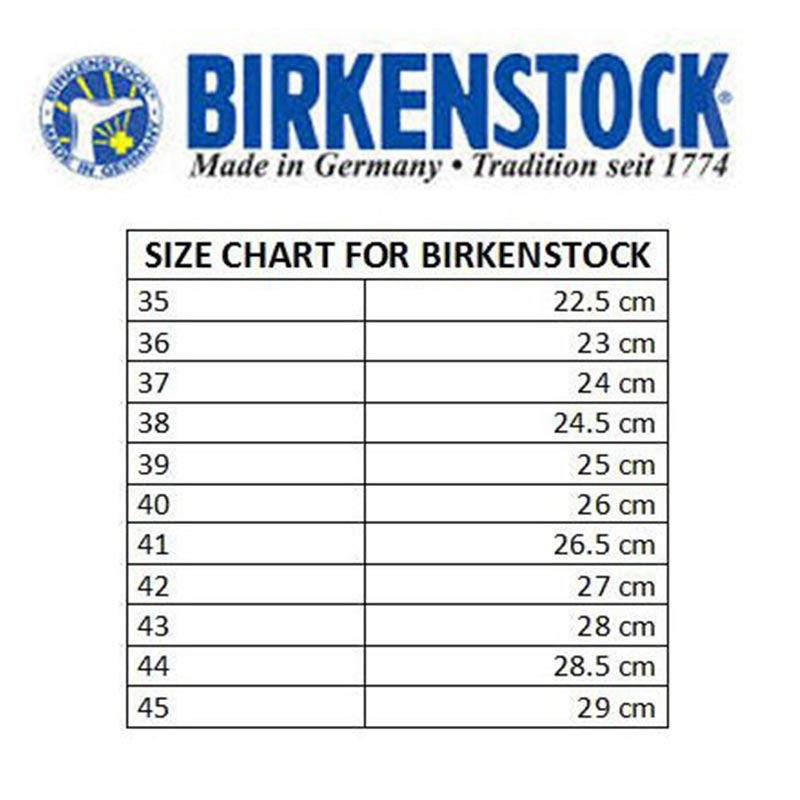 birkenstock sizing guide