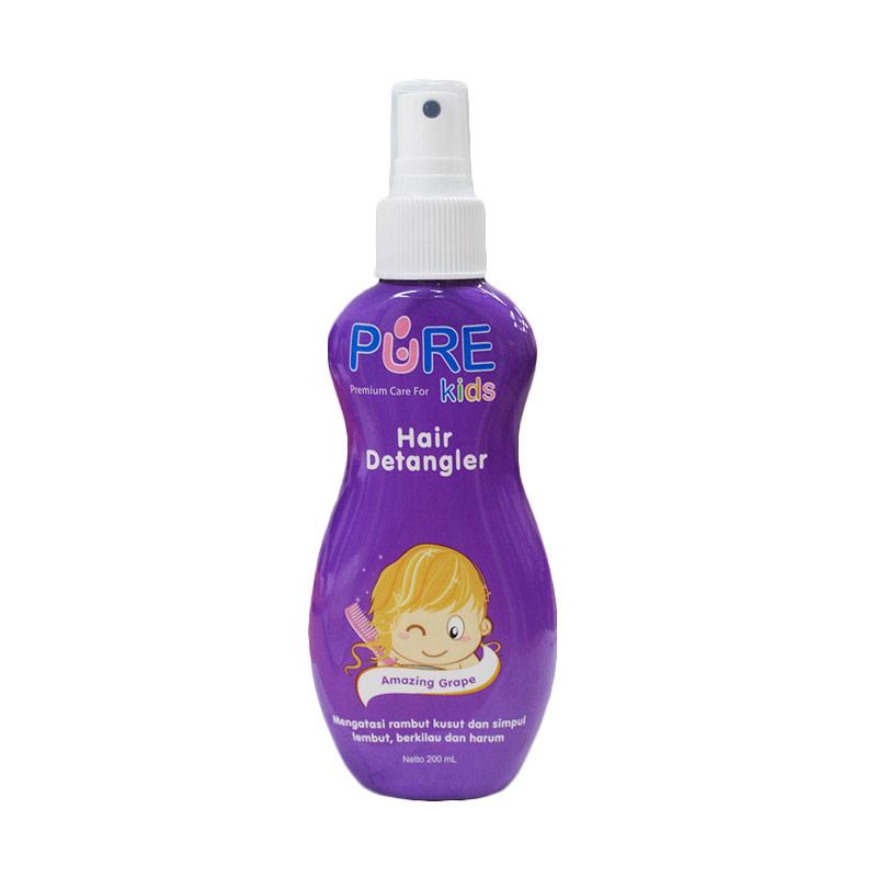 Jual Pure Kids Hair Detangler Amazing Spray Rambut Anak Grape [200 mL] di Seller Baby Gibran