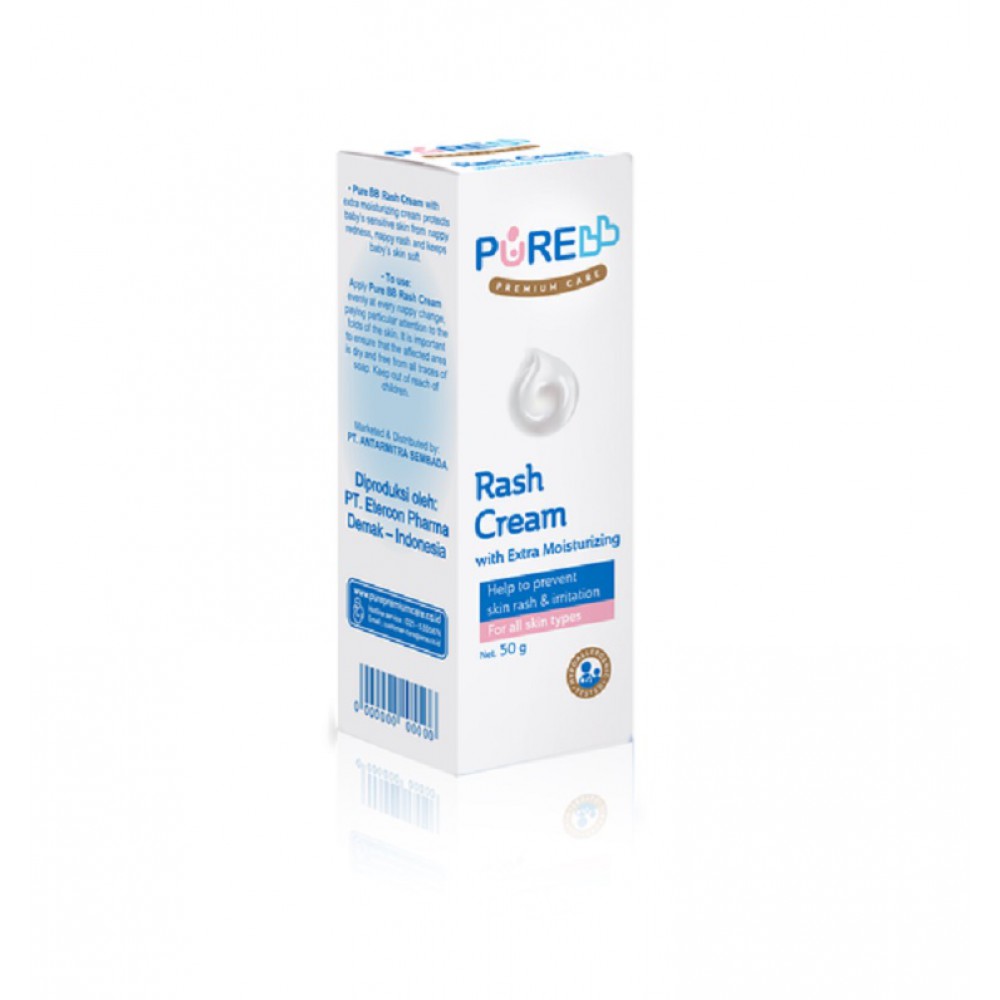 Promo HUGGY Pure Baby Rash Cream with Extra Moisturizing Diskon 21