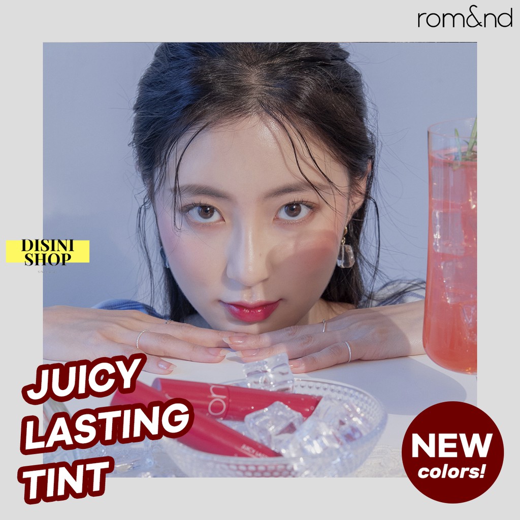 Promo ROMAND Juicy Lasting Tint Sparkling [4 Colors] 15 Funky Melon