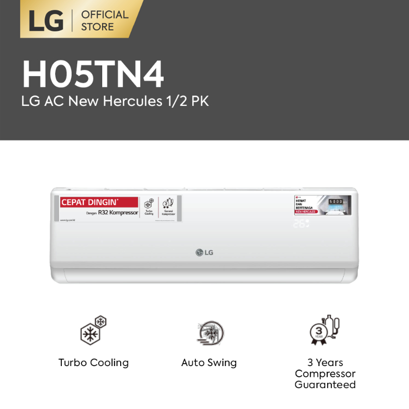 Promo LG H05TN4 New Hercules AC Split [1/2 PK] di Seller Blibli.com