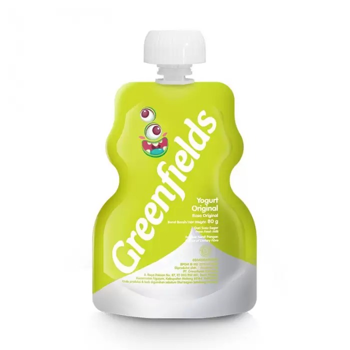 Jual Sameday / Instan Greenfields Yogurt Pouch Original 80gr Greenfield