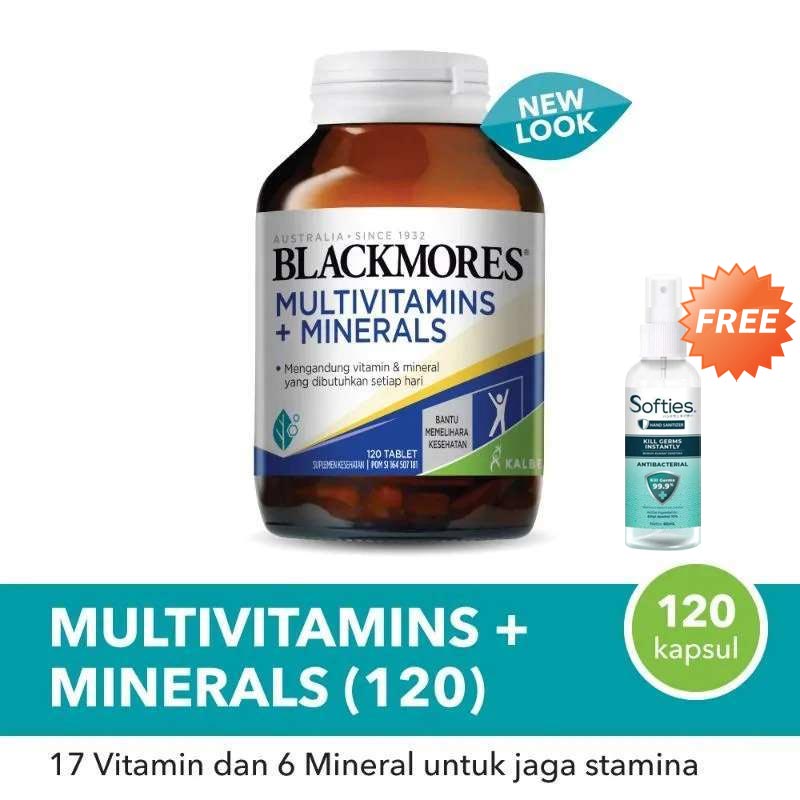 â Blackmores Multivitamins Minerals [120 Tablets] Free