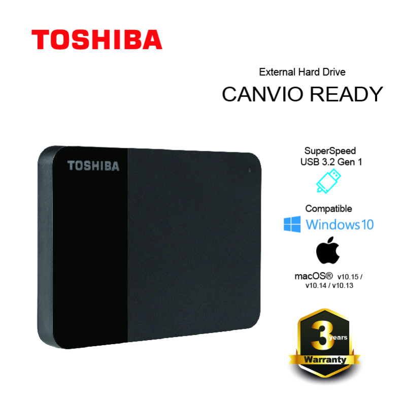 Jual Toshiba Canvio Ready 1TB Harddisk Eksternal USB 3.0 - Black di ...
