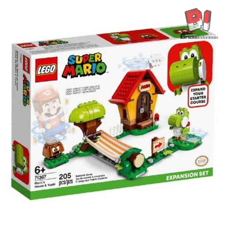 Jual Lego 71367 Super Mario Mario S House Yoshi Expansion Set Online Maret 2021 Blibli Sprawdz informacje o klocku lego 6016172 w kolorze black, ktory nazywa sie angular plate 1, 5 top 1x2 1/2. blibli
