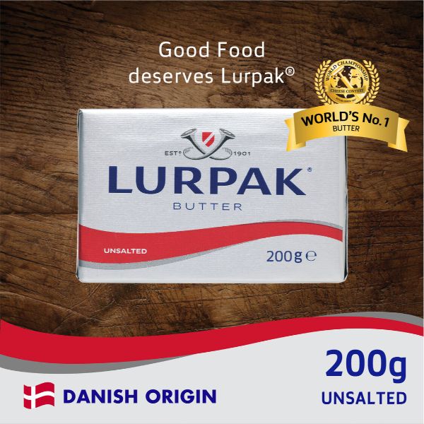 Jual Lurpak Unsalted Butter 200gr di Seller Arla Foods Grogol Selatan