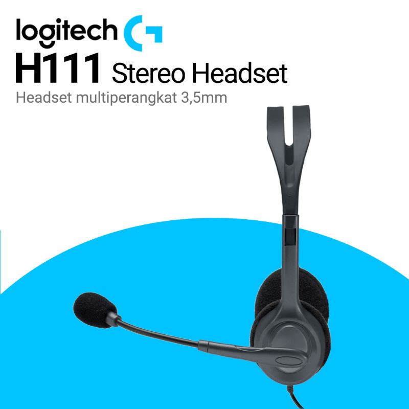 LOGITECH H111 Headset Stereo Headphone 