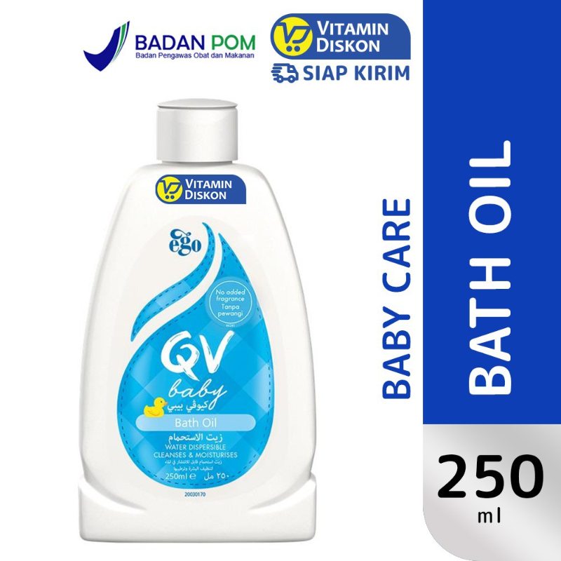 Jual Qv Baby Bath Oil 250ml Bpom Minyak Mandi Membersihkan Dan Melembapkan Kulit Bayi Terbaru November 2021 Harga Murah Kualitas Terjamin Blibli