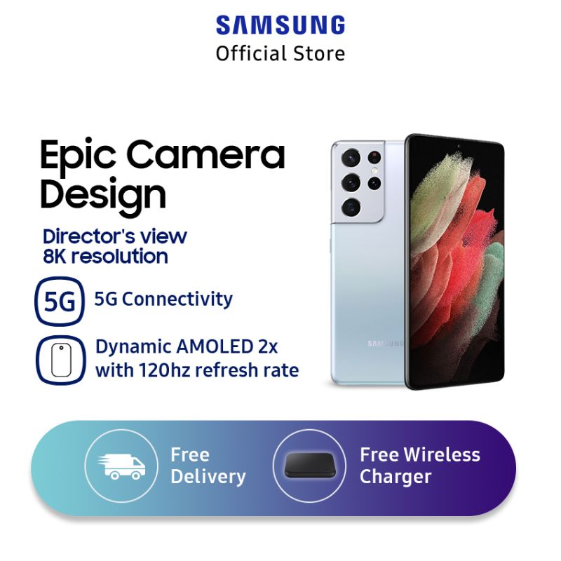 Jual Samsung Galaxy S21 Ultra Smartphone [512GB/ 16GB/D