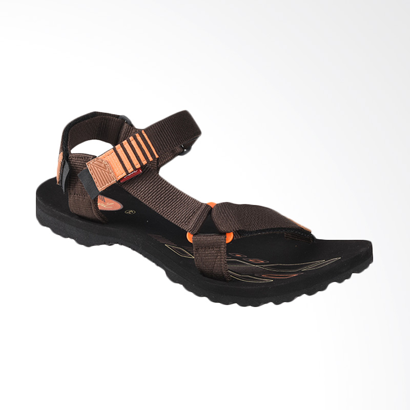 Jual Carvil Mens Sandal  Gunung  Black Brown Antonio GM 