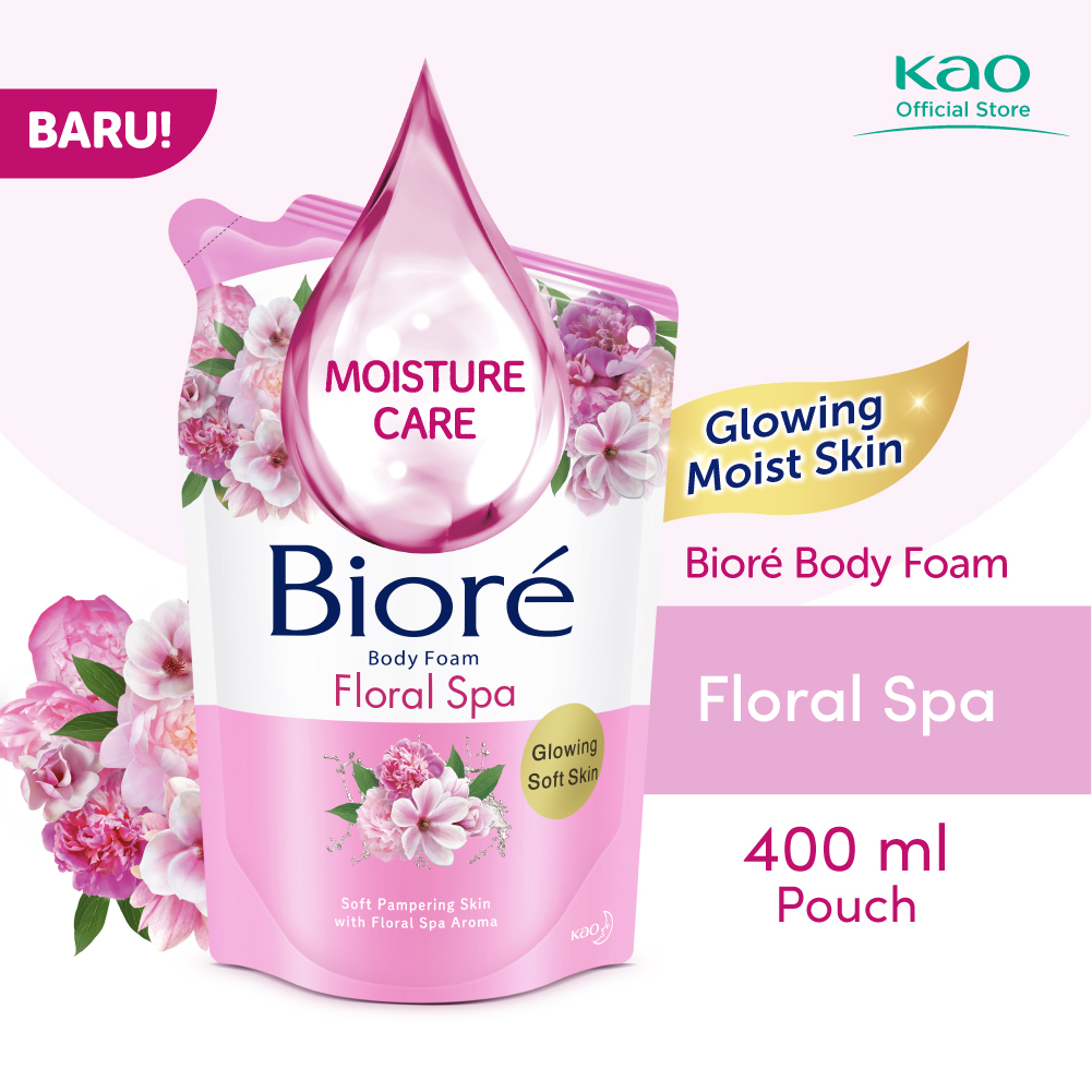 Promo Biore Beauty Body Foam Floral Spa Sabun Mandi Cair [400 mL/ Pouch