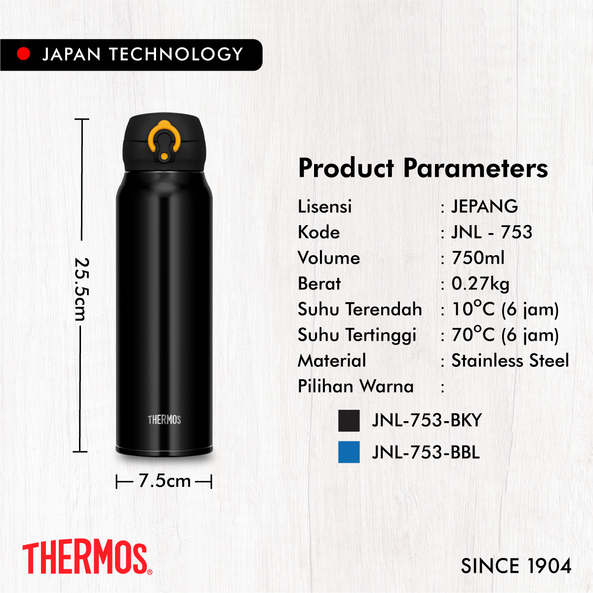 Jual Thermos Tumbler One Push Ultra Light Black Yellow 750ml Jnl 753 Bky Di Seller Thermos Official Store Kota Bekasi Jawa Barat Blibli Jual Thermos Tumbler One Push Ultra Light Black Yellow 750ml Jnl 753 Bky Di Seller Thermos Official Store Kota Bekasi Jawa Barat Blibli
