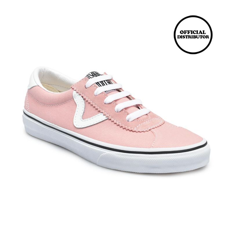 Vans best sale pink putih