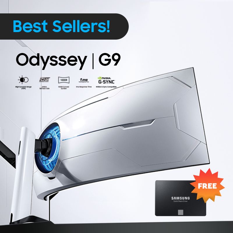 â Samsung Lc49g95tssexxd Qled Dual-qhd 32:9 Gaming Monitor