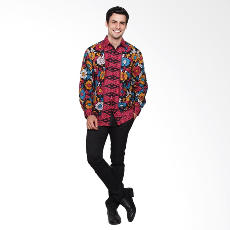 Jual Jogja Batik Motif Songket Bali Kemeja Batik Pria