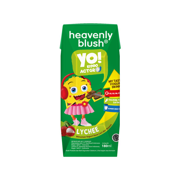 Jual HEAVENLY BLUSH YO YOGURT DRINK LYCHEE SPINACH 180 ML di Seller