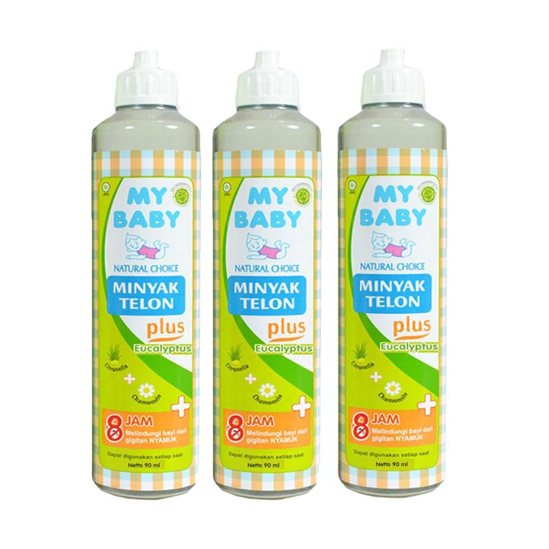 Jual My Baby Minyak Telon Plus Ecalyptus 90 ml - 3 Pack