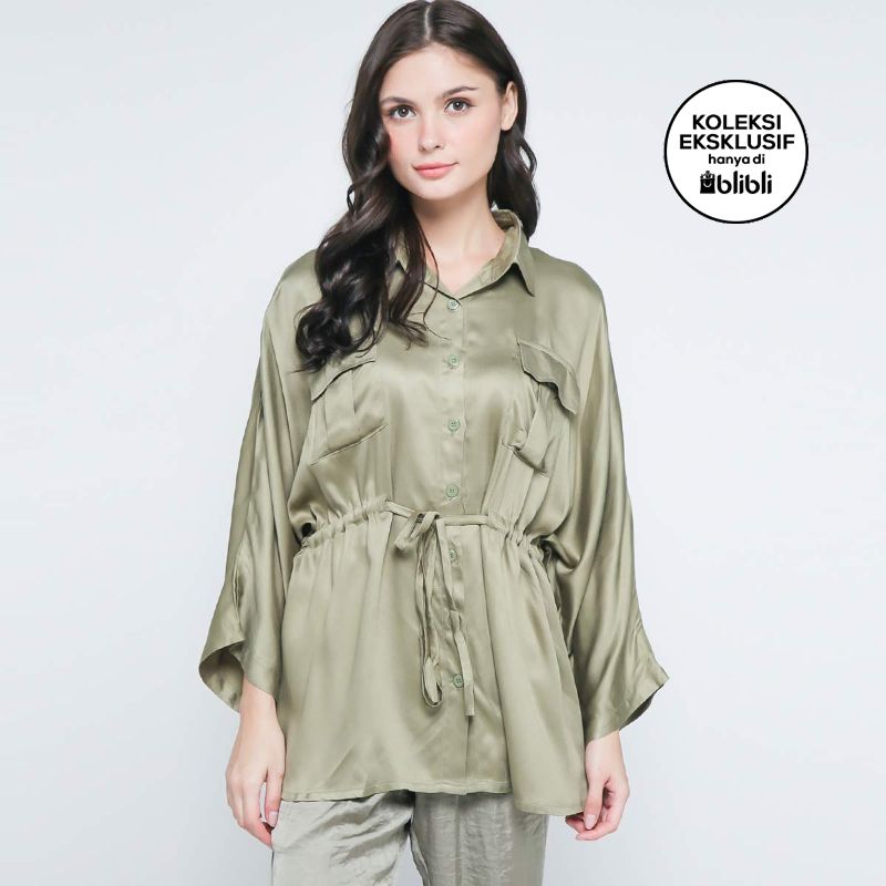 Promo Nona Hunter Top Atasan Wanita - Sage Green di Seller Blibli.com - Kota Jakarta Pusat, DKI Jakarta | Blibli