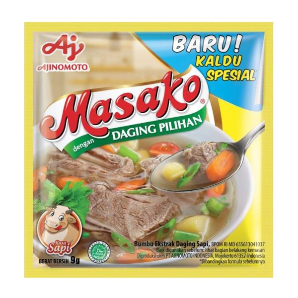 Promo Masako Sapi [9 G/ 12 Bungkus/ 10 Lembar/ 6 Pak] Karton Diskon 7% ...
