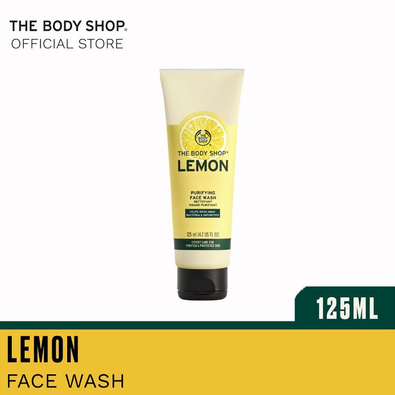 Promo The Body Shop Lemon Face Wash [125 mL] Diskon 50 di Seller The