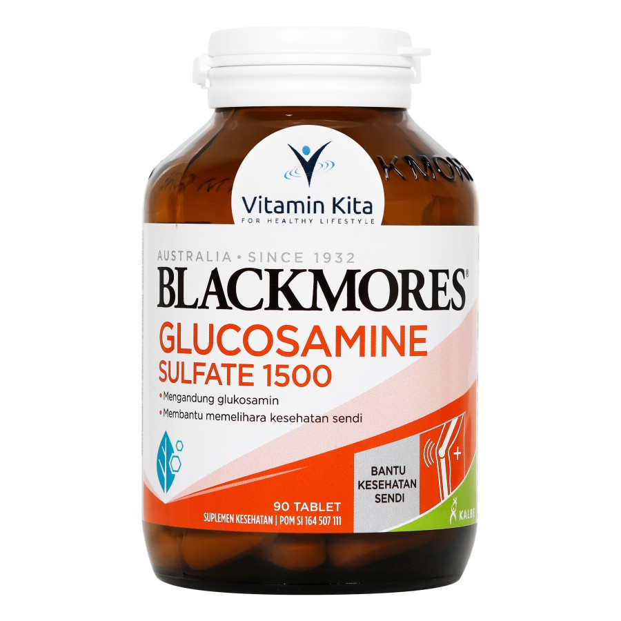 Jual Blackmores Glucosamine Sulfate 1500 90 S Bpom Kalbe Suplemen Sendi Nyeri Sendi Lutut Di Seller Insan Sehat Kota Surabaya Jawa Timur Blibli