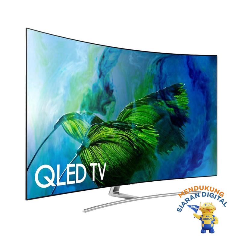Jual [resmi] Samsung Qa55q8cam Qled Certified Uhd 4k Smart Curved Led