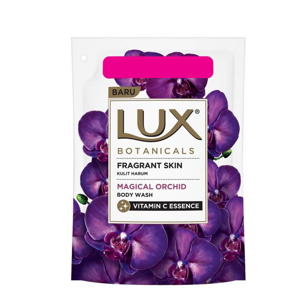 Jual LUX BODY WASH MAGICAL ORCHID LIQUID REFILL 400 ML di Seller Primo