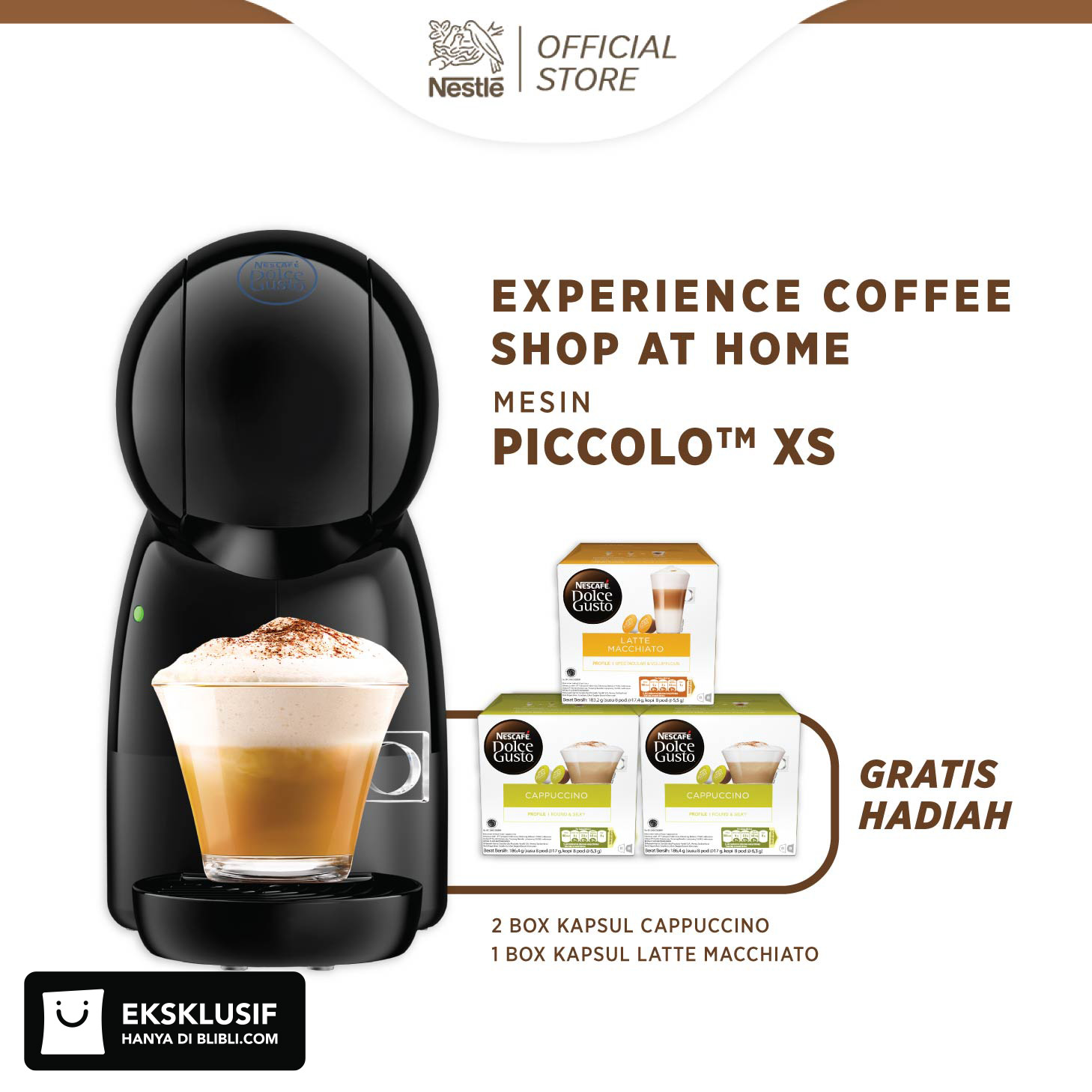 Promo Nescafe Dolce Gusto Piccolo XS 
