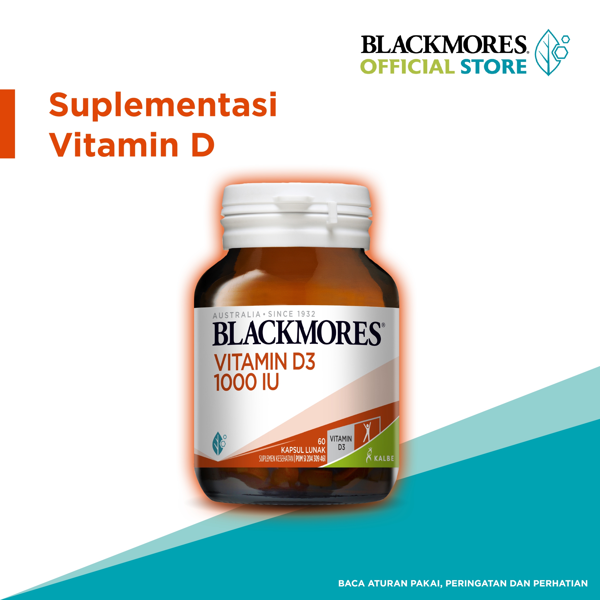 Jual Blackmores Vitamin D3 1000 IU [60 Kapsul] di Seller Blackmores
