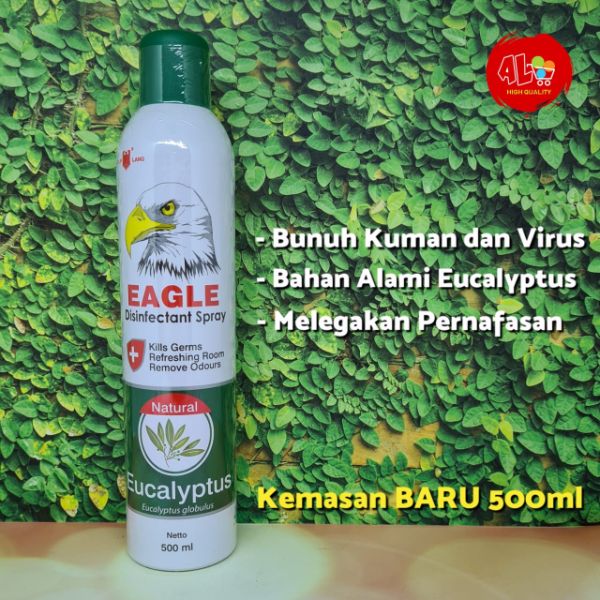 Jual Disinfectant Spray Eagle Eucalyptus Cap Lang 500ml disinfektan