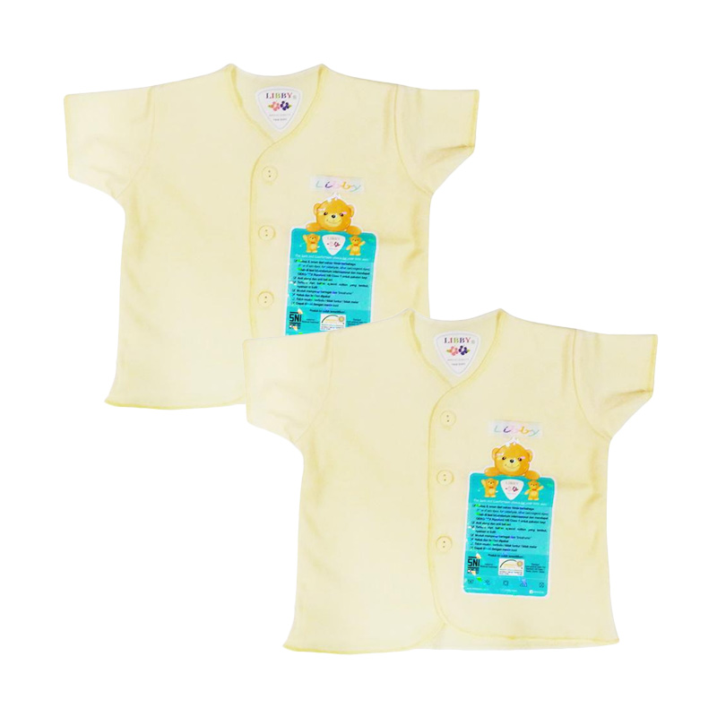 Jual Libby BDNBW36 Baju Pendek Atasan Bayi Yellow 3 6 