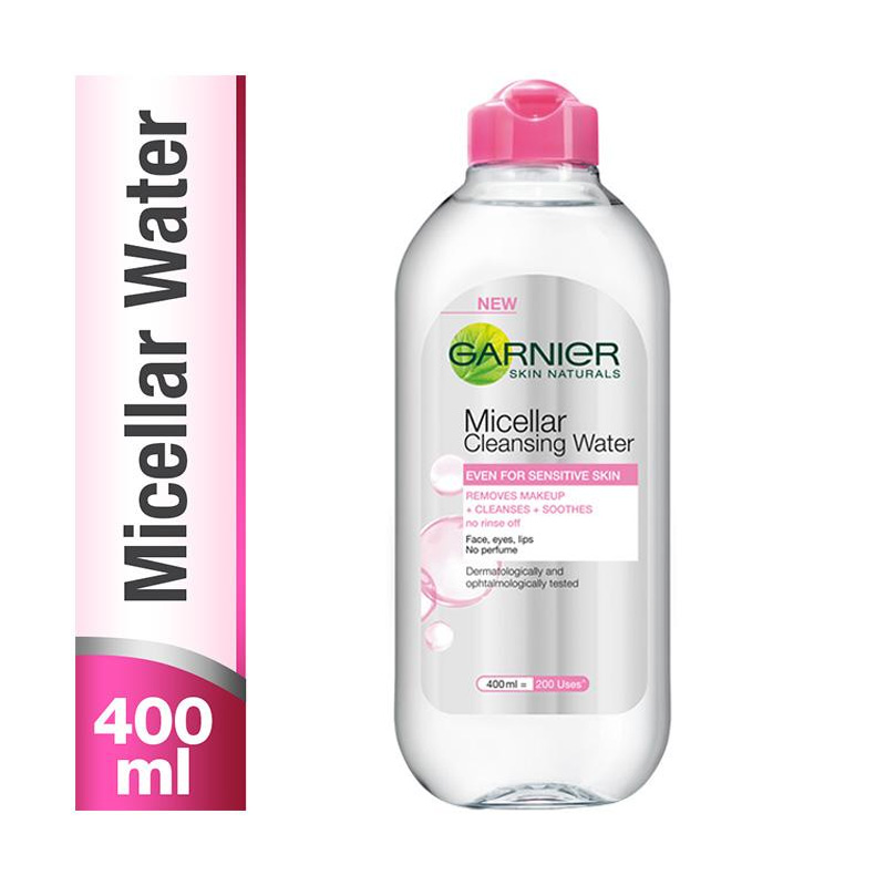 pink micellar water