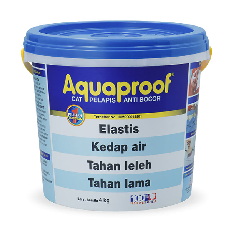 Jual Aquaproof Cat  Pelapis Anti  Bocor  Merah 4 kg 