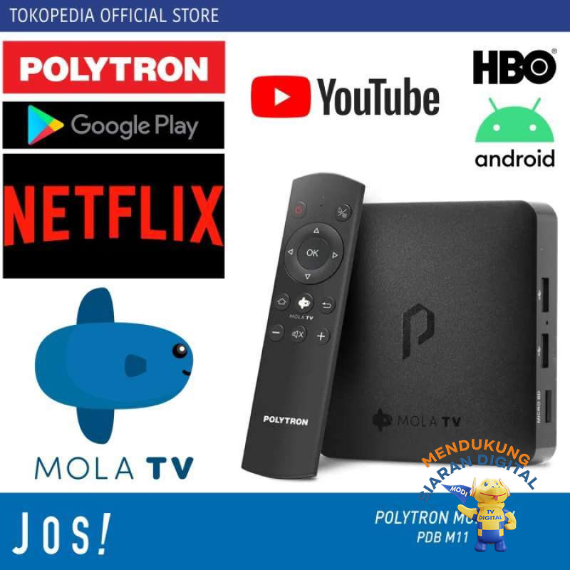 Promo POLYTRON MOLA TV - PDB M11 - GARANSI RESMI POLYTRON 1 TAHUN 100 %