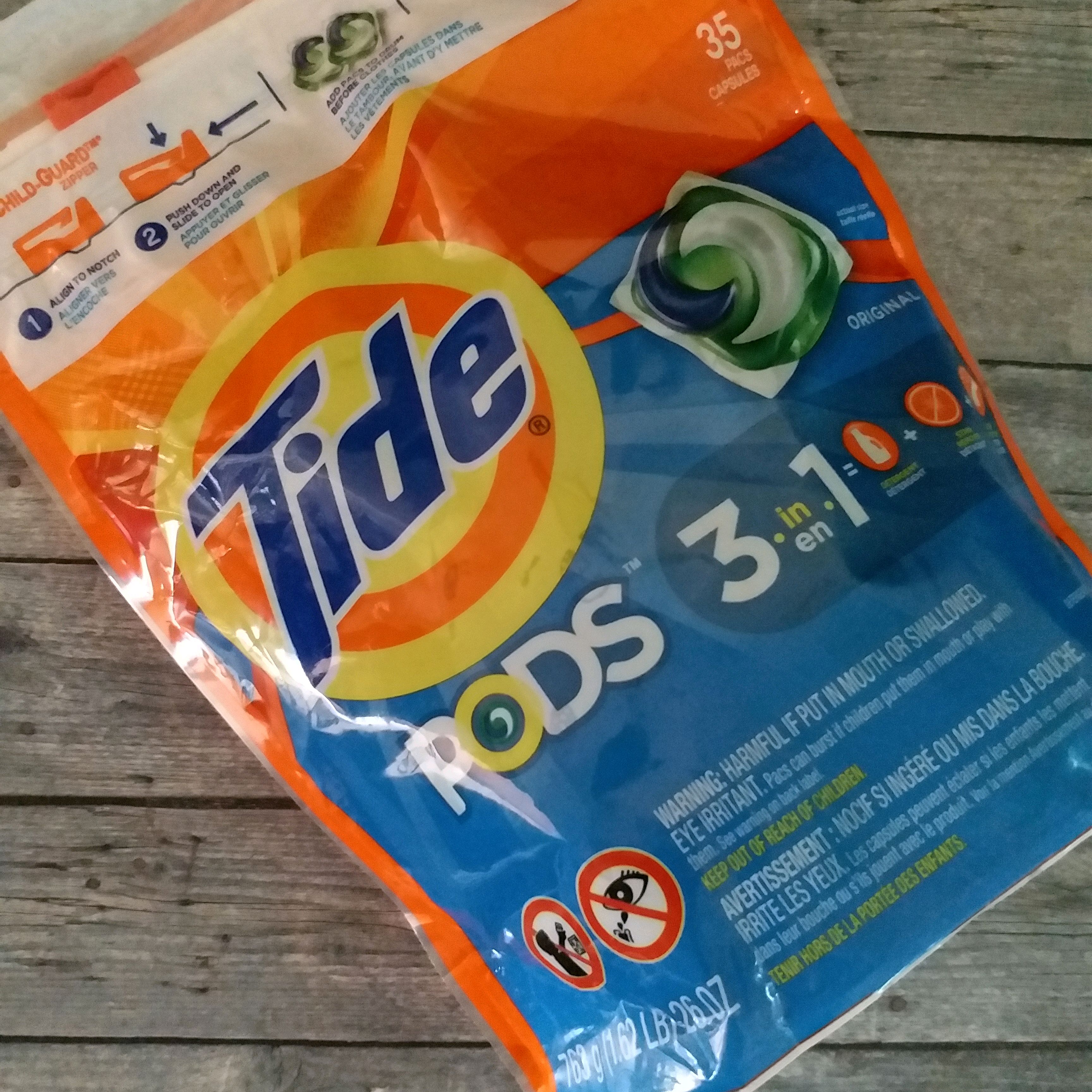 Jual Tide USA Original Pods Capsules 3 in 1 Liquid Detergent Singapore