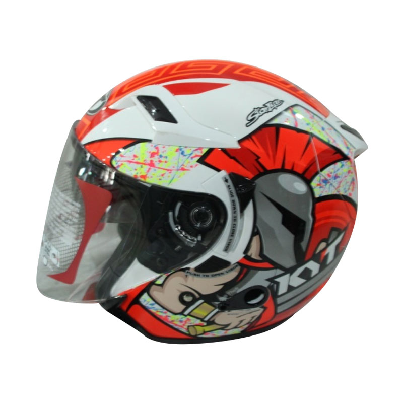 Jual helm Half Face KYT Venom Open Simone Corsi Rep di Seller Indo