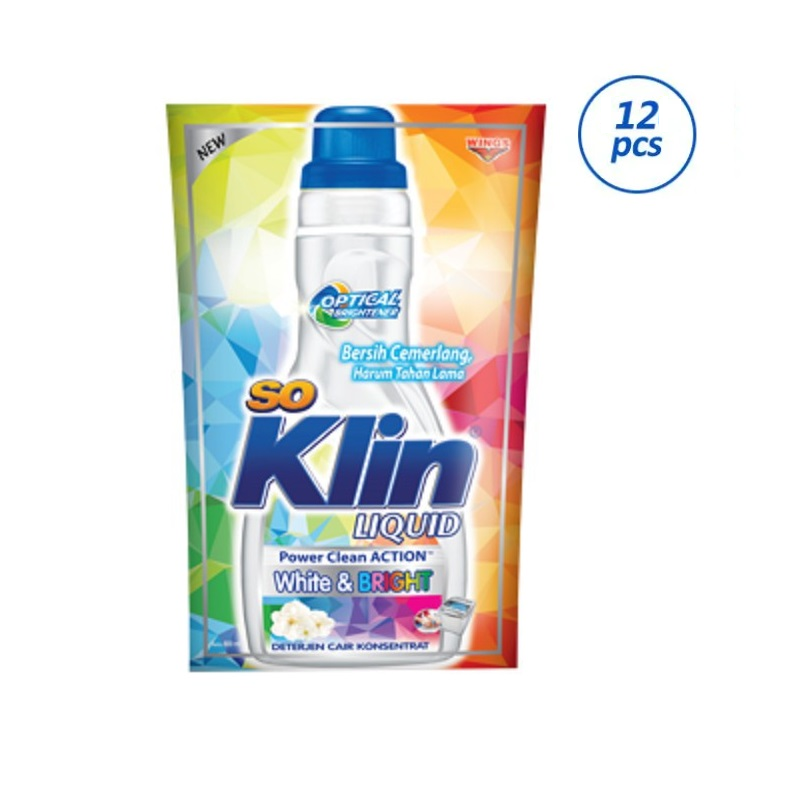 Jual So Klin Liquid White And Bright Deterjen Kemasan Sachet [22 Ml X