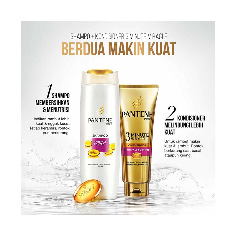 Jual Pantene 3 Minutes Miracle Quantum Hair Fall Control Conditioner