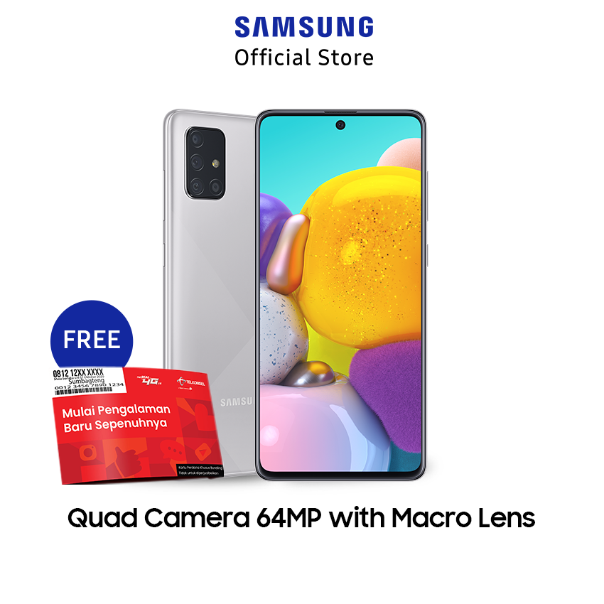 Jual Samsung Galaxy A71 Smartphone [8gb/ 128gb] Free Sp