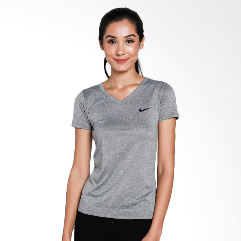 Jual NIKE As Women Training Dry Tee Vneck Lgd Kaos 