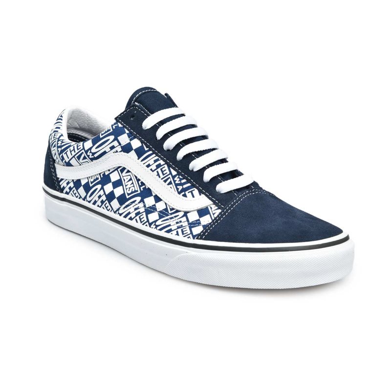 Jual Vans Old Skool Sepatu Sneaker Pria Off The Wall Dress Blues