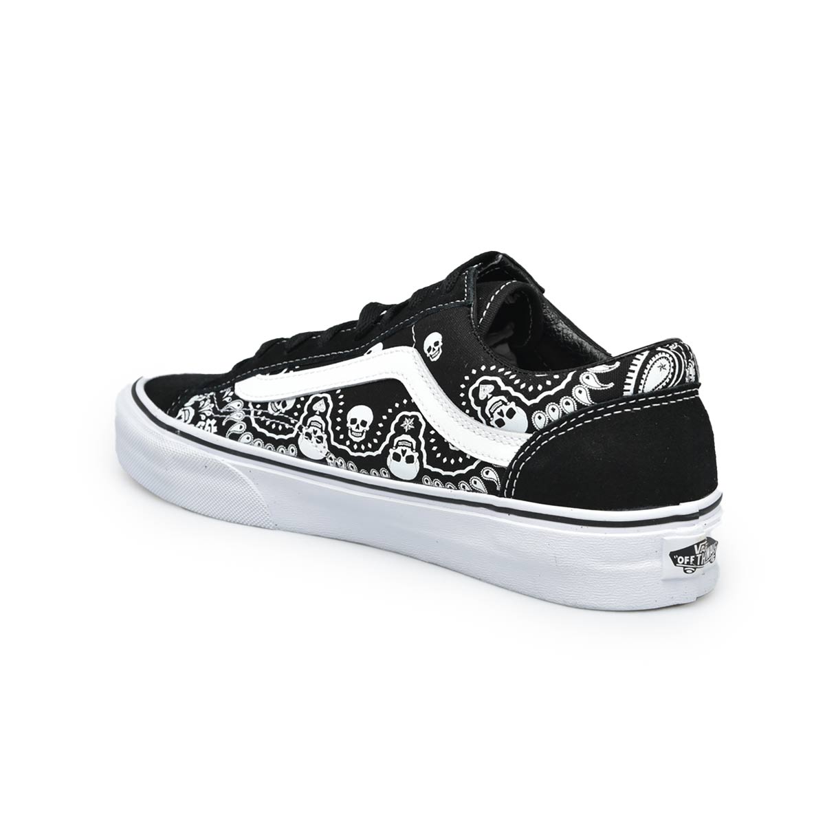 bandana print vans