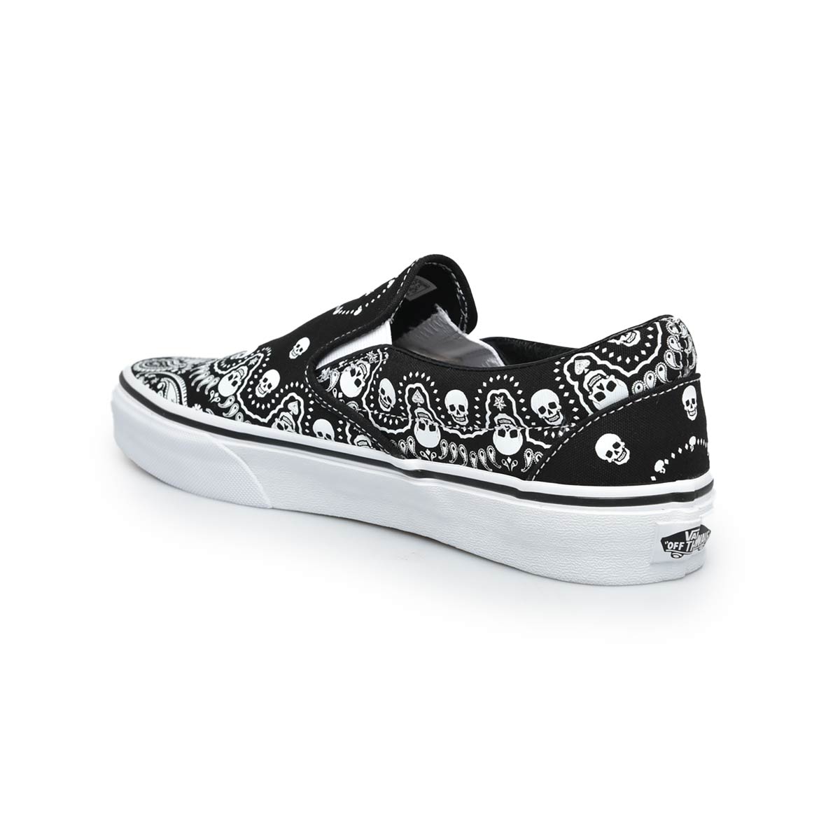 bandana print vans
