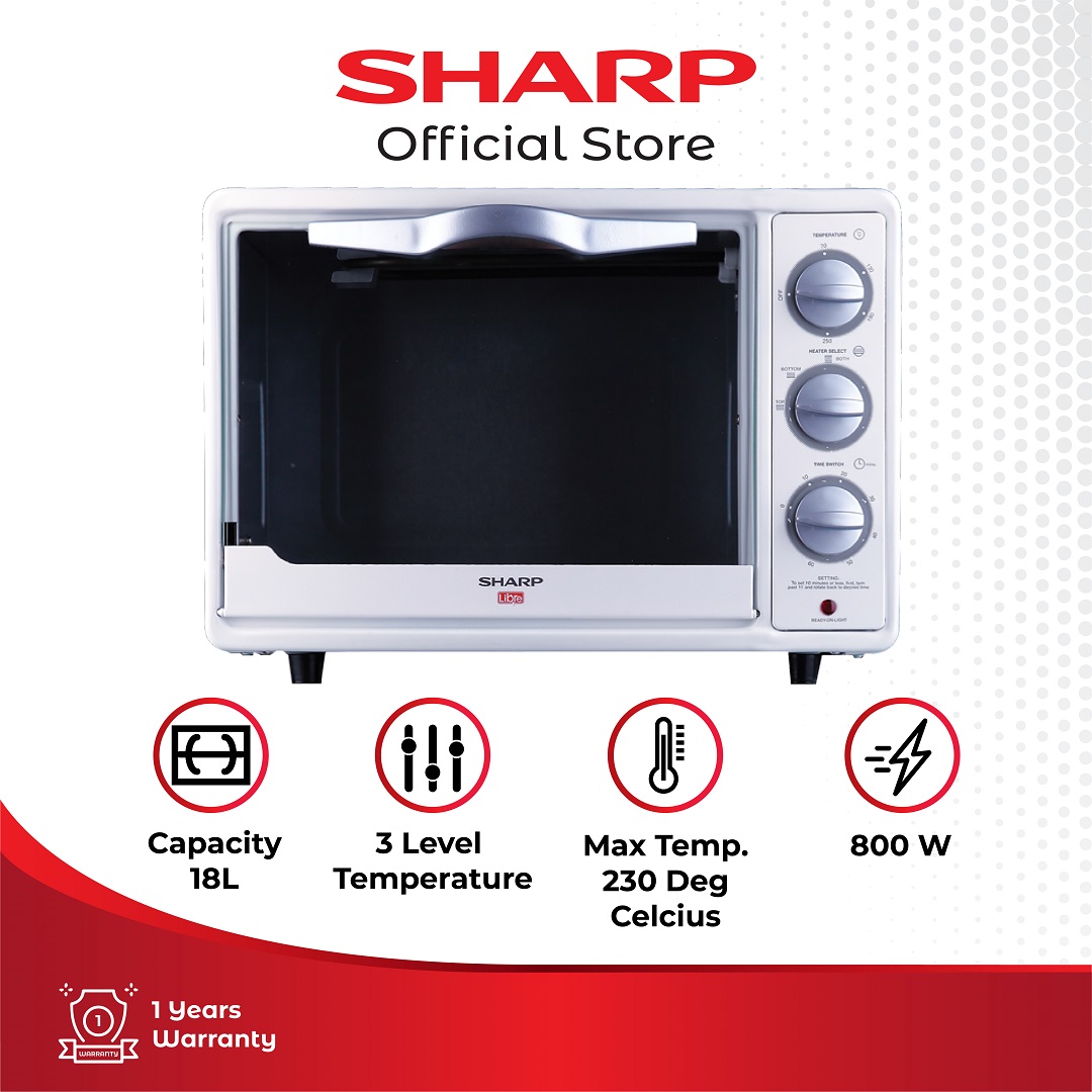 Jual SHARP EO18L(W) Oven Listrik Libre Series 18L di Seller