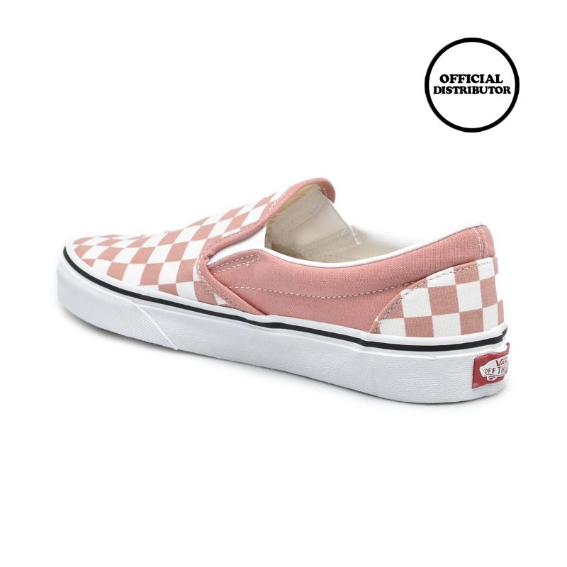 Jual Vans UA Classic Slip-On Sepatu Unisex - (Checkerboard) Rose Dawn-True  White - - 8 di Seller Vans Women Official Store - Gudang Blibli | Blibli