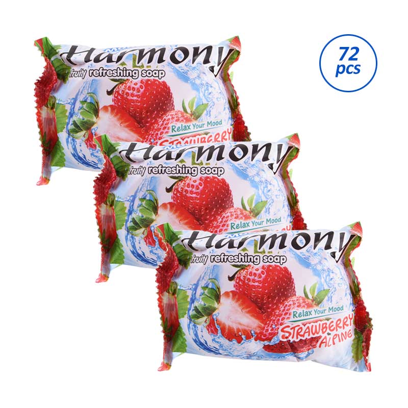 Jual Harmony Fruity Refreshing Soap S trawberry Sabun