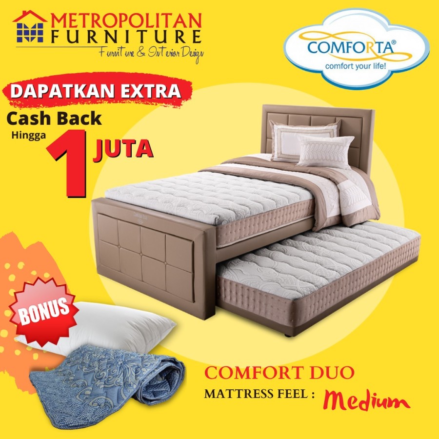 Spring Duo Jual Spring Bed Comforta 3 In 1 Original Murah - Harga Diskon Februari ...