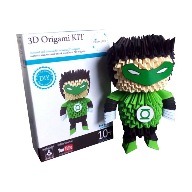 Download Paperplay Green Lantern 3d Origami Kit Terbaru Juli 2021 Harga Murah Kualitas Terjamin Blibli
