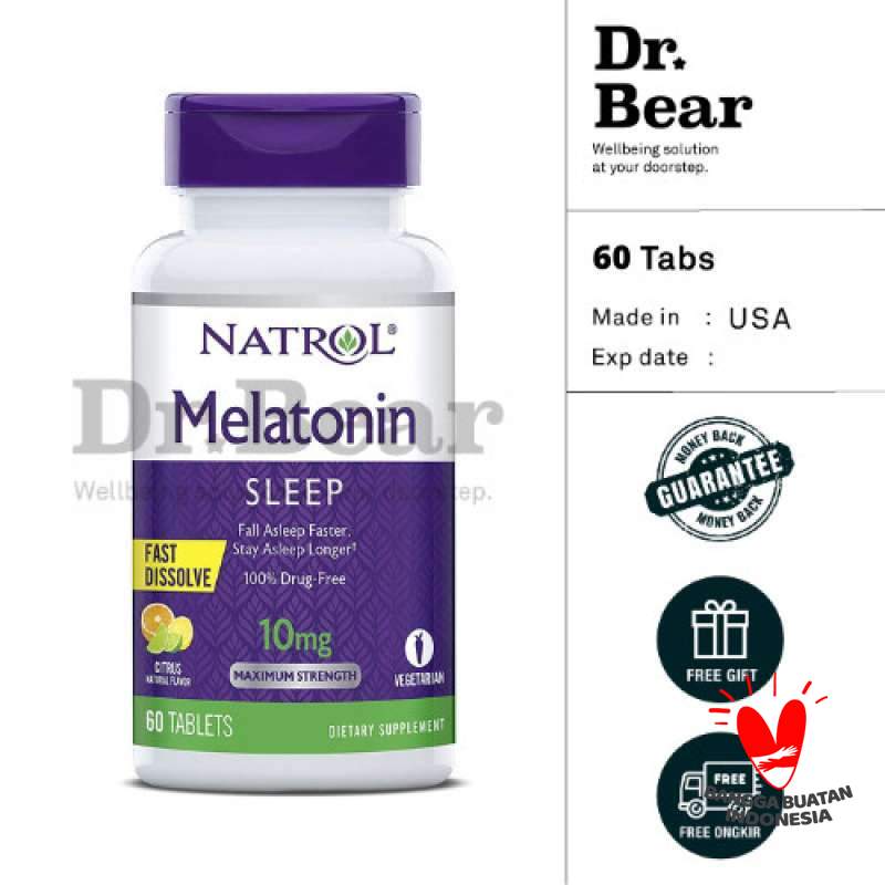 Promo Natrol Melatonin 10 Mg Fast Dissolve Jeruk (60 Tablets) Diskon 49 ...